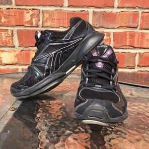 Women’s Reebok black sneakers